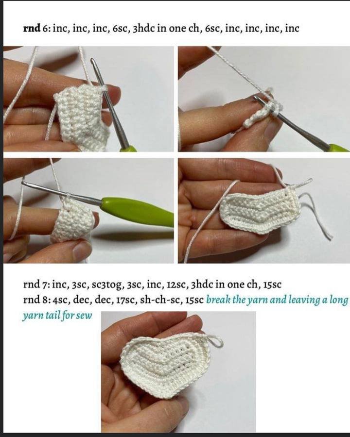 Egg heart rounds 6-8