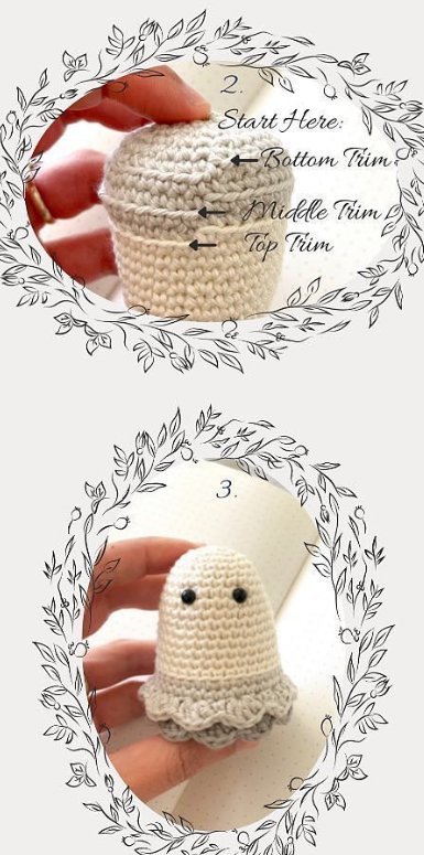 Where the bottom, middle and top trims sit on the ghost (images 2 and 3)